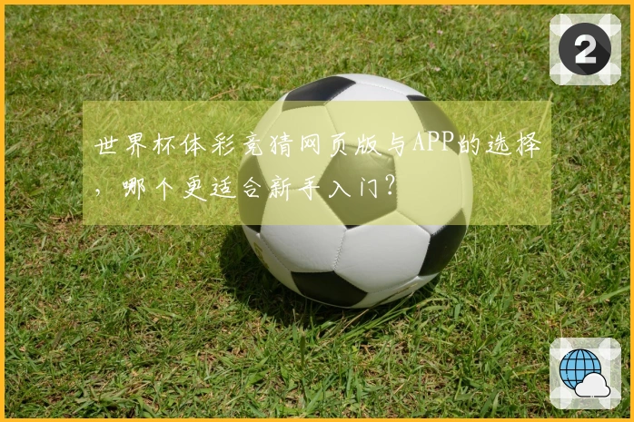 世界杯体彩竞猜网页版与APP的选择，哪个更适合新手入门？