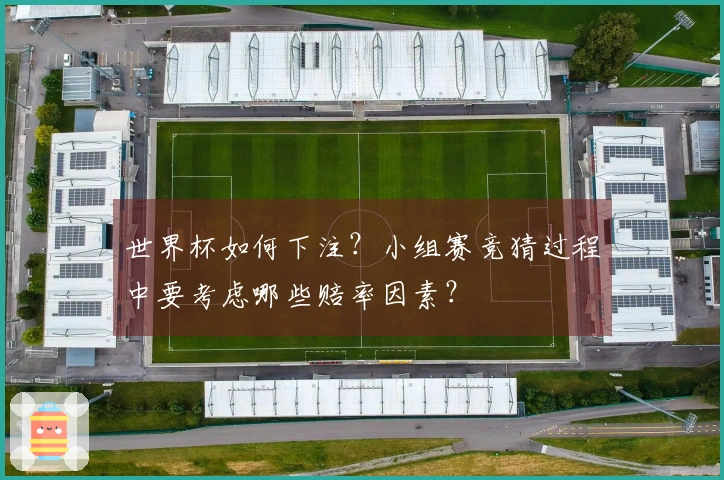 世界杯如何下注？小组赛竞猜过程中要考虑哪些赔率因素？